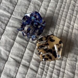 Anthropologie Hair clip medium chunky hair claws